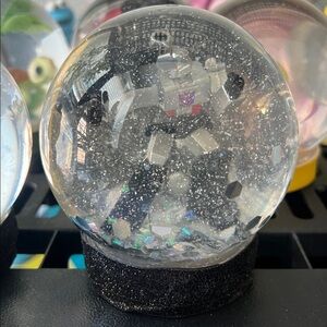 Megatron Transformers Snow Globe